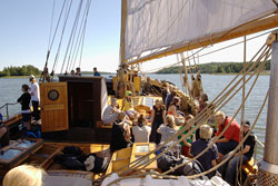 Partiorippikoulupurjehduksella s/y Ingalla
